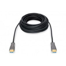 Кабель DIGITUS HDMI UHD 4K, AOC hybrid-fiber, type A M/M, 10м, чорний (AK-330125-100-S)