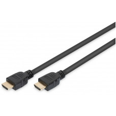 Кабель DIGITUS HDMI UHD 8K, w/Ethernet, type A M/M, 5м, чорний (AK-330124-050-S)