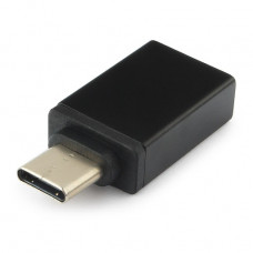 Адаптер Cablexpert USB Type-C - USB V 2.0 (M/F) Black (A-USB2-CMAF-01)