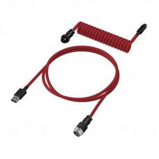 Кабель заряджання/синхронізації HyperX USB-A > USB-C, спіральний, 1.37м, чорний (6J677AA)