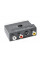 Адаптер Cablexpert SCART - S-Video, 3xRCA (M/F), чорний (CCV-4415) пакет