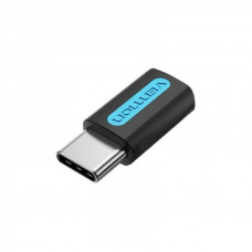 Адаптер Vention USB Type-C - micro USB (M/F) Black (CDXB0)
