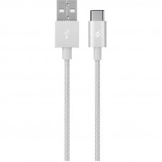 Кабель Ttec AlumiCable USB - USB Type-C (M/M), 1.2 м, Silver (2DK18G)