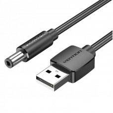 Кабель Vention USB - DC (M/M), 5.5 мм, 1.5 м, Black (CEYBG)