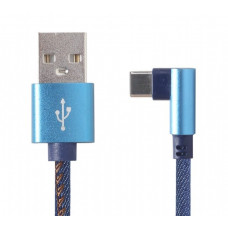 Кабель Cablexpert USB - USB Type-C V 2.0 (M/M), преміум, 1 м, синій (CC-USB2J-AMCML-1M-BL)