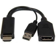 Адаптер Cablexpert HDMI - DisplayPort V 2.0 (M/F), 0.1 м, чорний (A-HDMIM-DPF-01) коробка