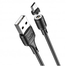 Кабель Hoco X52 USB - micro USB, 1 м, магнітний, Black (X52MB)