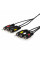 Аудіо-кабель Atcom 3хRCA - 3хRCA (M/M), 0.8 м, чорний (10808) пакет