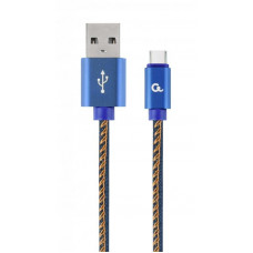 Кабель Cablexpert USB - USB Type-C V 2.0 (M/M), 1 м, синій (CC-USB2J-AMCM-1M-BL)