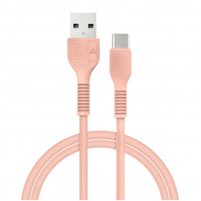 Кабель ACCLAB AL-CBCOLOR-T1PH USB - USB Type-C (M/M), 1.2 м, Peach (1283126518263)
