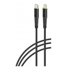 Кабель Intaleo CBFLEXTL1 USB Type-C - Lightning (M/M), 1.2 м, Black (1283126542459)