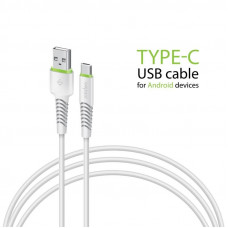 Кабель Intaleo CBFLEXT1 USB - USB Type-C (M/M), 1.2 м, White (1283126568534)