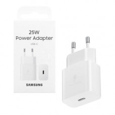 Зарядний пристрій мережевий Samsung 25Вт USB-С, білий (EP-T2510NWEGEU)