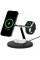 Зарядний пристрій бездротовий Belkin 3в1 iPhone/Watch/AirPods, чорний (WIZ009VFBK)