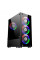 Корпус 1stPlayer Rainbow V2-A-4R1 Color LED Black без БЖ