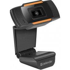 Веб-камера Defender G-Lens 2579, Black, 2 Mp, 1280x720/30 fps, микрофон, угол обзора 48°, универсальное крепление, USB, 1.2 м (63179)