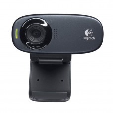Веб-камера Logitech C310 HD, Black, 1280x720/30 fps, микрофон с функцией подавления шума, постоянный фокус, автоматическая коррекция освещенности, универсальное крепление, USB, 1.5 м (960-001065)