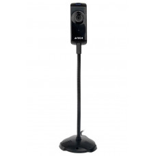Веб-камера A4Tech PK-810P, Black, 1280x720 / 30 fps, микрофон, фиксированный фокус, угол обзора 52°, USB 2.0