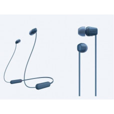 Навушники SONY WI-C100 In-ear IPX4 Wireless Синій (WIC100L.CE7)