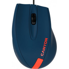 Комп'ютерна миша Canyon M-11, Dark Blue/Red (CNE-CMS11BR)
