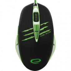 Комп'ютерна миша Esperanza MX301 Rex (EGM301) Black/Green USB (EGM301)