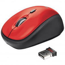 Комп'ютерна миша Trust Yvi Wireless Mini Mouse red (19522)