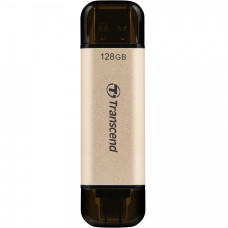 Накопичувач Transcend 128GB USB 3.2 Type-A + Type-C JetFlash 930 R420/W400MB/s Чорний (TS128GJF930C)