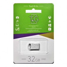Флеш-накопичувач USB 32GB T&G 105 Metal Series Silver (TG105-32G)