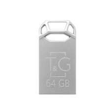 Флеш-накопичувач USB 64GB T&G 110 Metal Series Silver (TG110-64G)