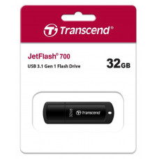 Накопичувач Transcend  32GB USB 3.1 Type-A JetFlash 700 Чорний (TS32GJF700)