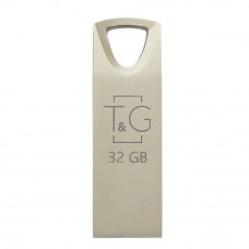 Флеш-накопичувач USB 32GB T&G 117 Metal Series Silver (TG117SL-32G)