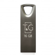Флеш-накопичувач USB 16GB T&G 117 Metal Series Black (TG117BK-16G)