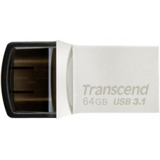 Накопичувач Transcend  64GB USB 3.1 Type-A + Type-C 890 R90/W30MB/s (TS64GJF890S)