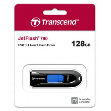 Накопичувач Transcend 128GB USB 3.1 Type-A JetFlash 790 Чорний (TS128GJF790K)