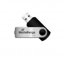 Флеш-накопичувач USB2.0 64GB MediaRange Black/Silver (MR912)