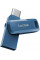 Накопичувач SanDisk  128GB USB 3.1 Type-A + Type-C Ultra Dual Drive Go Синій (SDDDC3-128G-G46NB)
