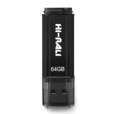 Флеш-накопичувач USB 64GB Hi-Rali Stark Series Black (HI-64GBSTBK)