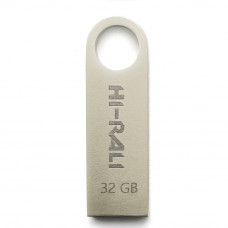 Флеш-накопичувач USB 32GB Hi-Rali Shuttle Series Silver (HI-32GBSHSL)
