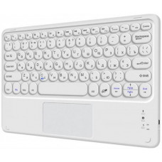 Клавіатура AirOn Easy Tap 2 White с тачпадом и LED для Smart TV и планшета (4822352781089)