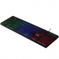 Клавіатура GTL KB7269-5-1 Gaming Black, USB, RGB подсветка