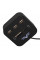 Концентратор USB 2.0 Frime 3хUSB2.0, SD, MS, TF Black (FHC-AllinOne3p2B)