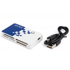 Кардрідер USB 2.0 Atcom TD2029 MS, SD, microSD/TF, M2 Black (AT10729)